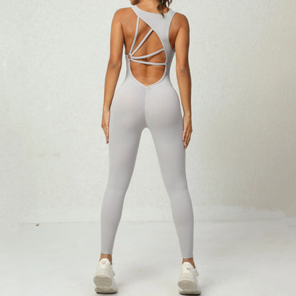 Jumpsuit stretch tight leggings