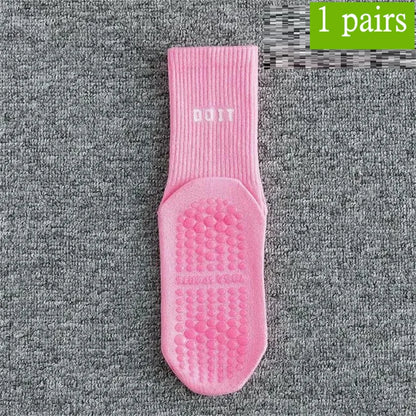 Cotton breathable yoga socks Anti-slip