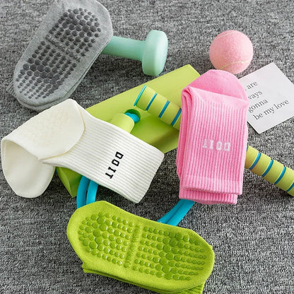 Cotton breathable yoga socks Anti-slip