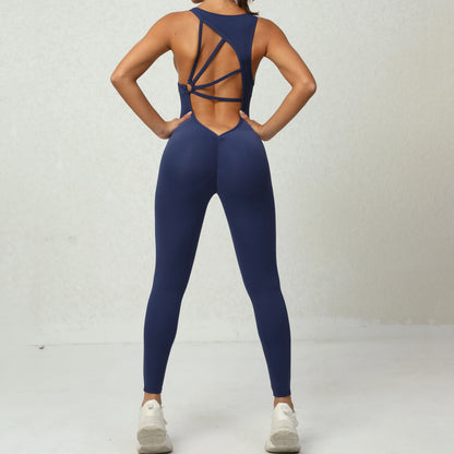 Jumpsuit stretch tight leggings