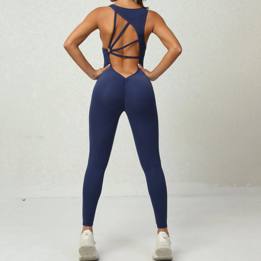 Jumpsuit stretch tight leggings