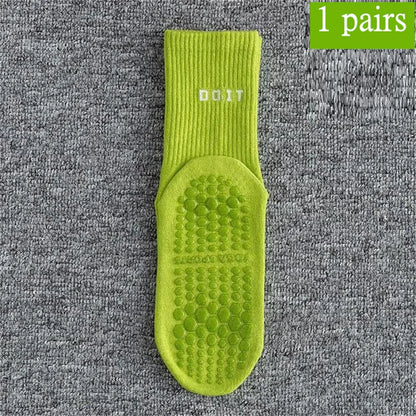 Cotton breathable yoga socks Anti-slip