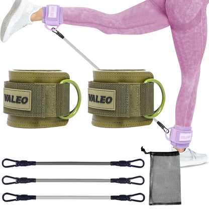 Ankle straps set foot support cuff