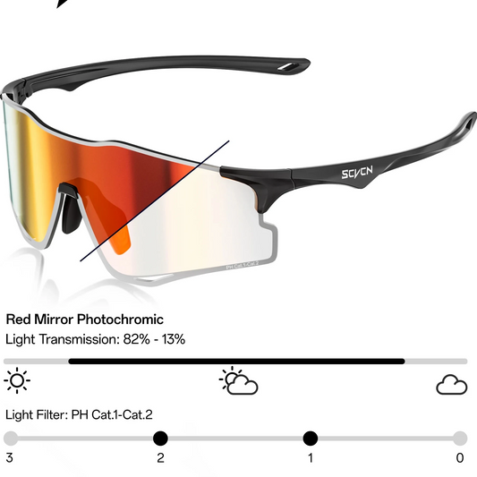 Photochromic running sunglasses men/women ultralight UV400