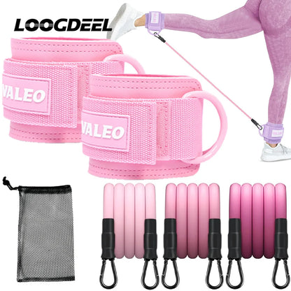 Ankle straps set foot support cuff