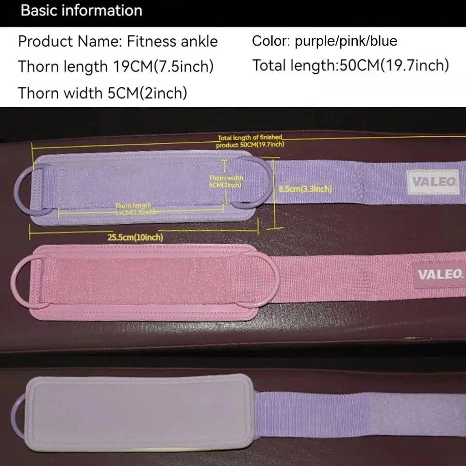 Ankle straps set foot support cuff
