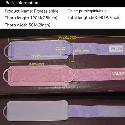 Ankle straps set foot support cuff