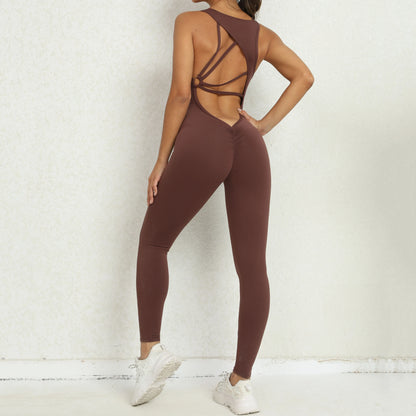 Jumpsuit stretch tight leggings