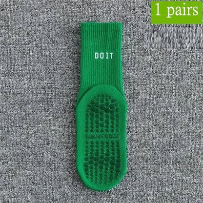Cotton breathable yoga socks Anti-slip