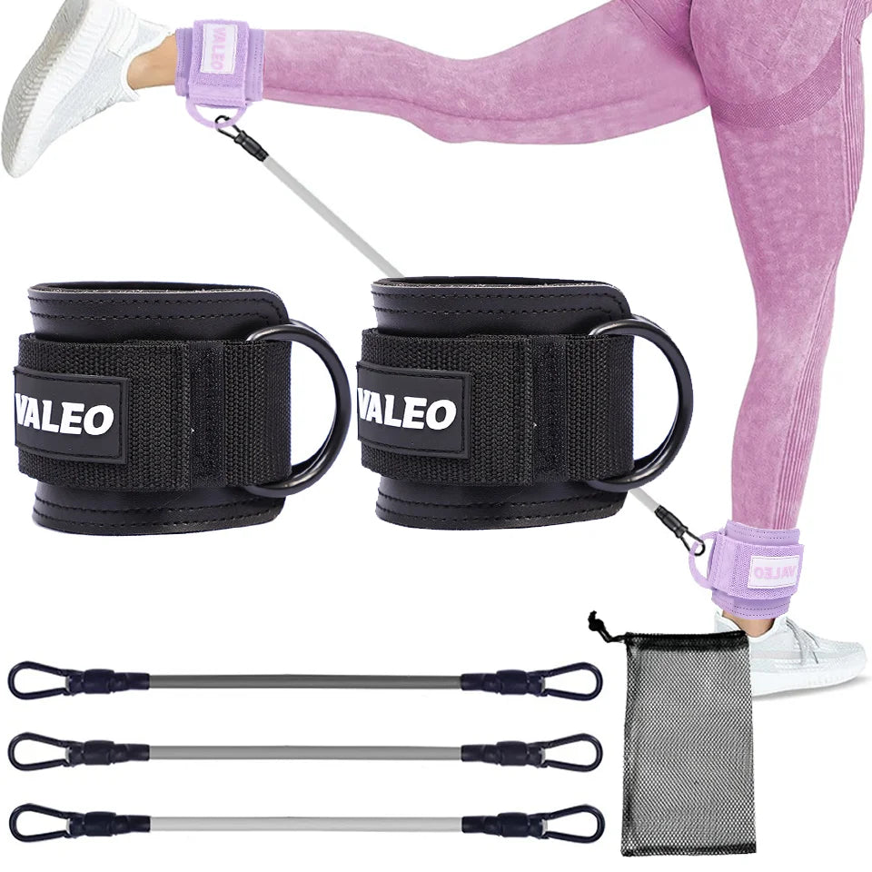 Ankle straps set foot support cuff