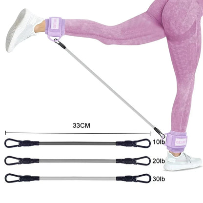 Ankle straps set foot support cuff